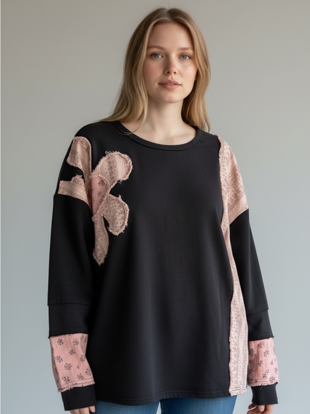 Umgee Clementine Flower Patch Top